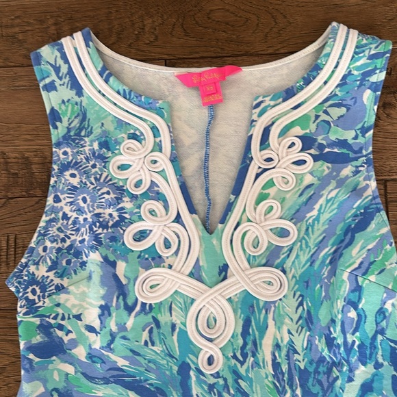 Harper shift dress in Hey Hey Soleil pattern - Picture 3 of 4